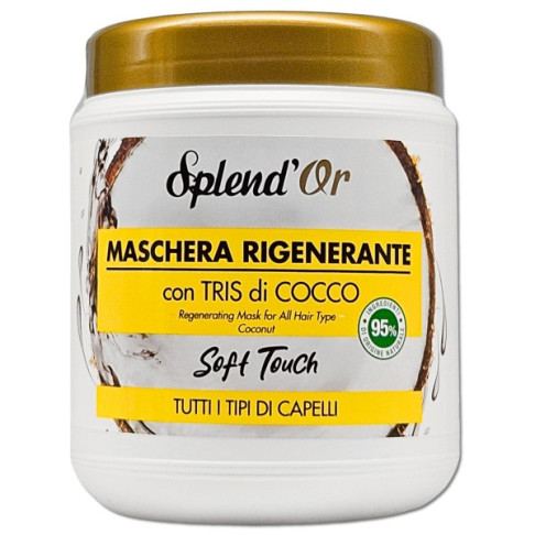 SPLEND`OR  SOFT TOUCH HAIR MASK COCONUT 1000ml