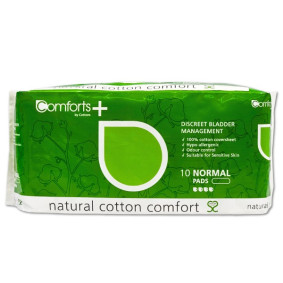 COMFORTS BLADDER PADS NORMAL  X 10