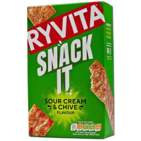 RYVITA THINS SOUR CREAM & CHIVE X 125GR RYVITA THINS SOUR CREAM & CHIVE X 125GR