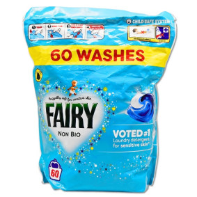 FAIRY LAUNDRY PODS NON BIO X 60 FAIRY LAUNDRY PODS NON BIO X 60