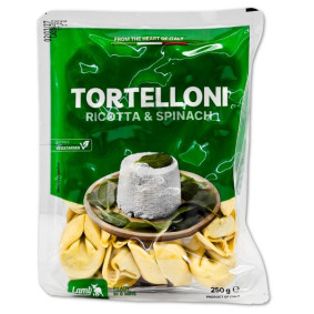 LAMB BRAND TORTELLINI RICOTTA & SPINACHI 250gr LAMB BRAND TORTELLINI RICOTTA & SPINACHI 250gr