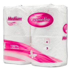 CAMELIA TOILETPAPER 3PLY X 4 CAMELIA TOILETPAPER 3PLY X 4